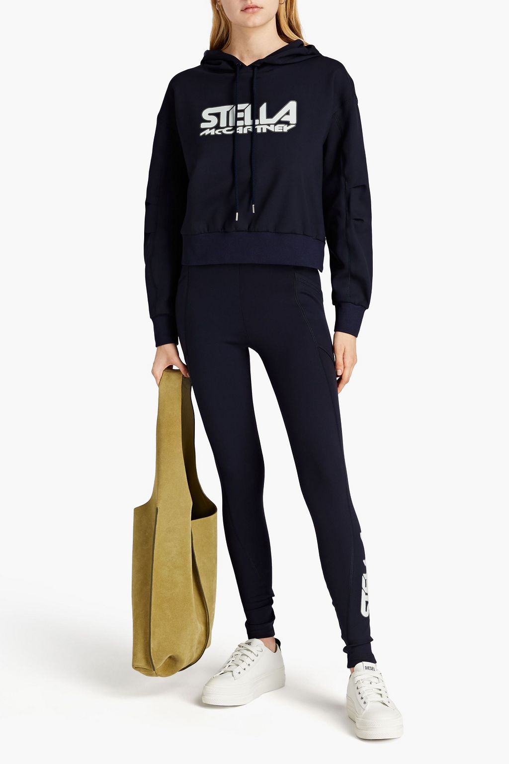 STELLA MCCARTNEY Scuba Hoodie aus technischem Jersey mit Print