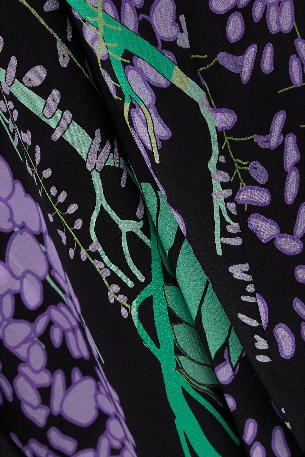 BERNADETTE Sarah floral-print silk crepe de chine midi dress