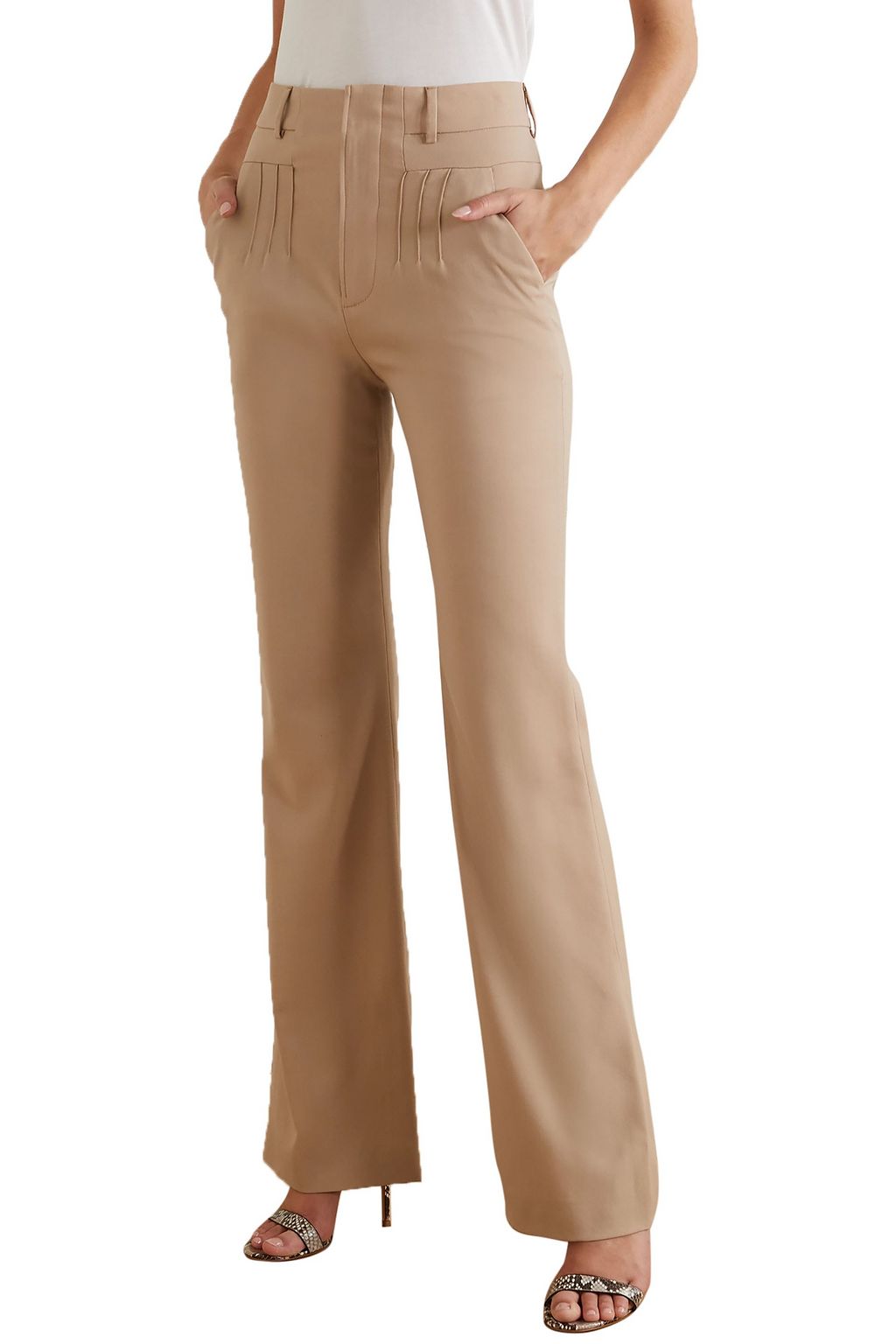 ALTUZARRA Wool-blend flared pants