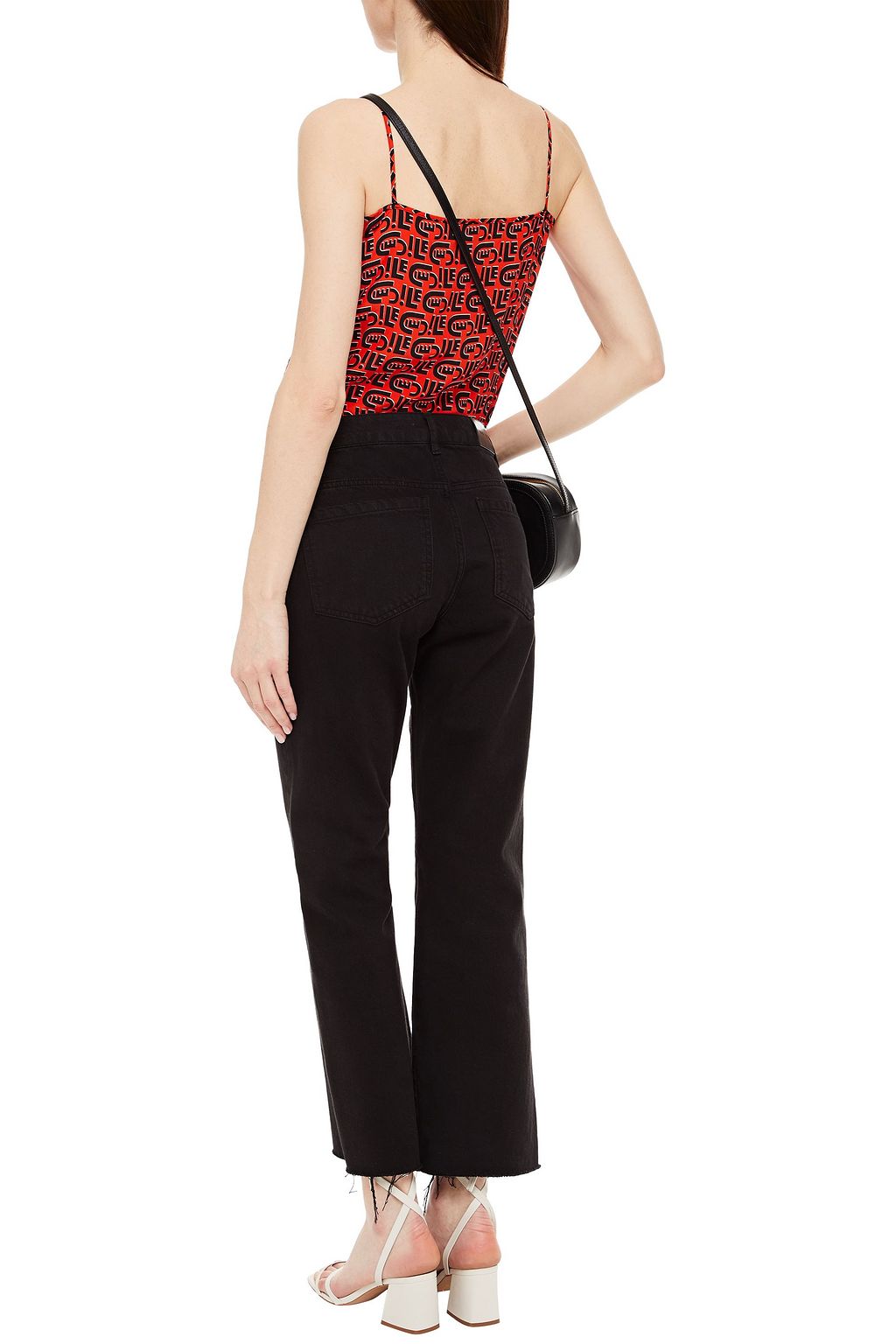 ÊTRE CÉCILE Printed silk crepe de chine camisole