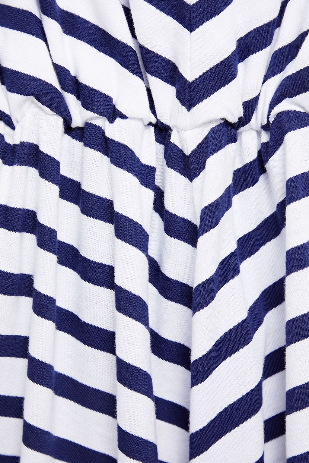 ÊTRE CÉCILE Paris belted striped cotton-jersey midi dress
