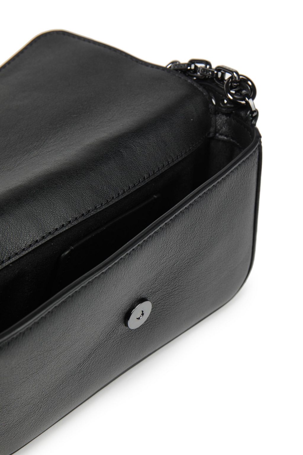 DKNY Pebbled-leather shoulder bag