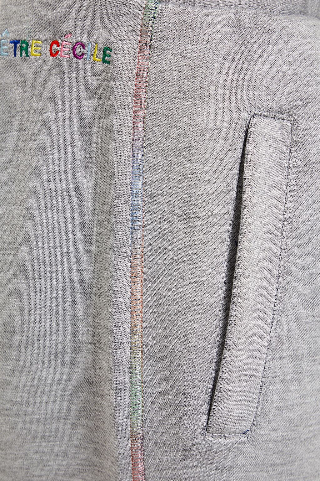 ÊTRE CÉCILE Felicity mélange stretch-jersey track pants