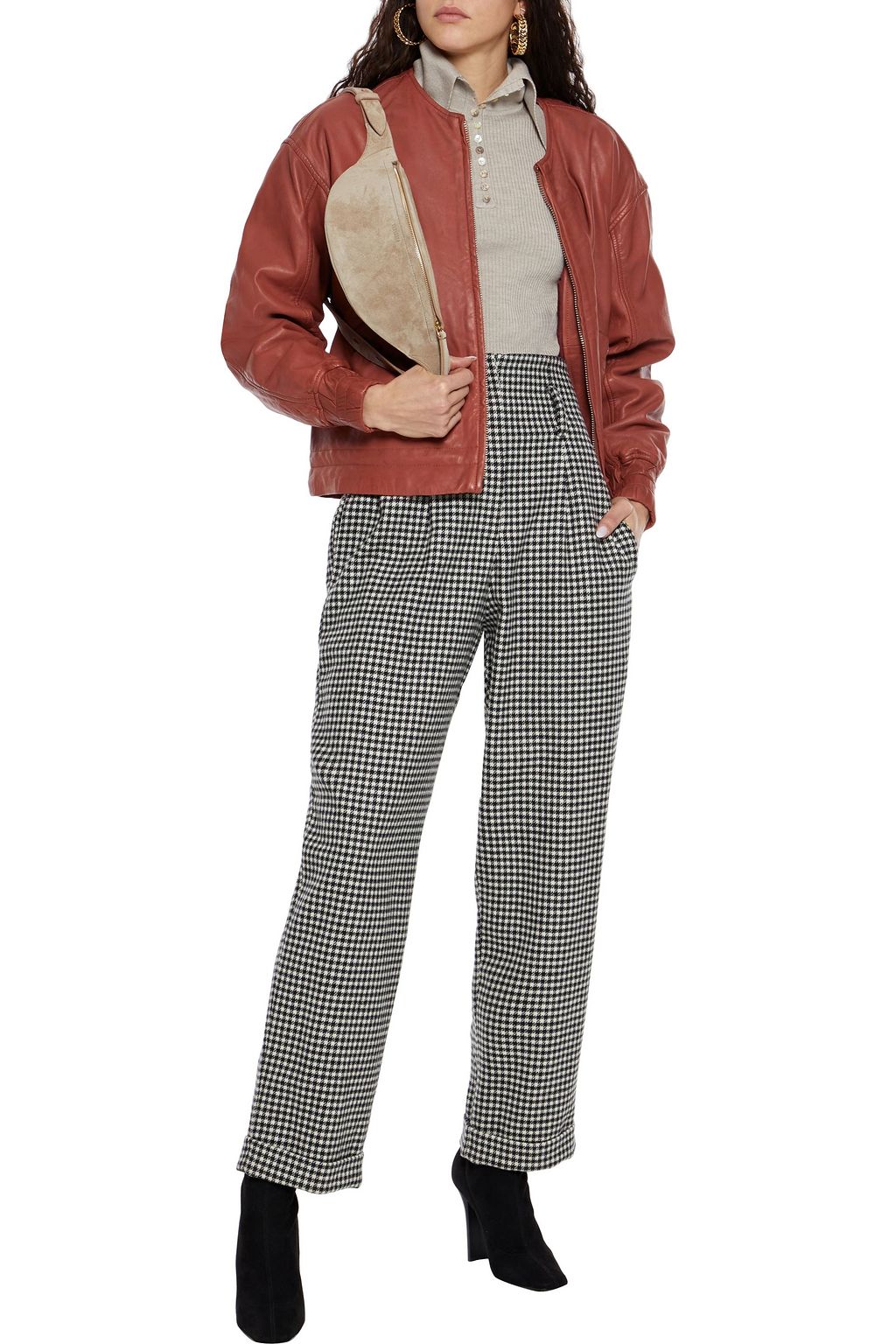 MARANT ÉTOILE Adagio leather jacket