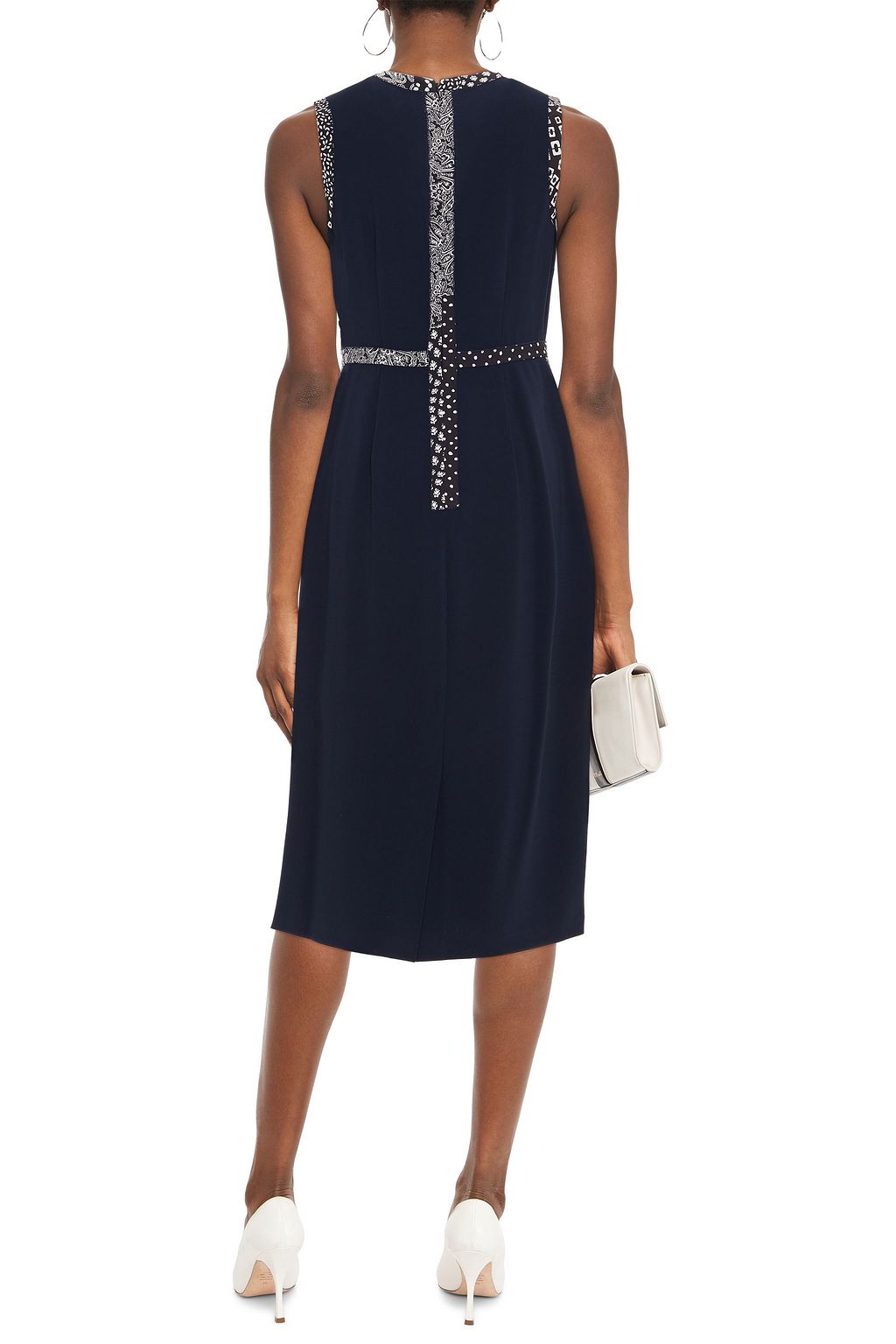 DIANE VON FURSTENBERG Wrap-effect crepe midi dress