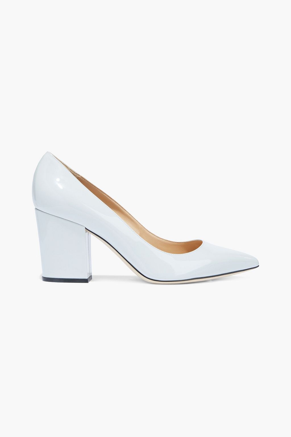 light gray high heels