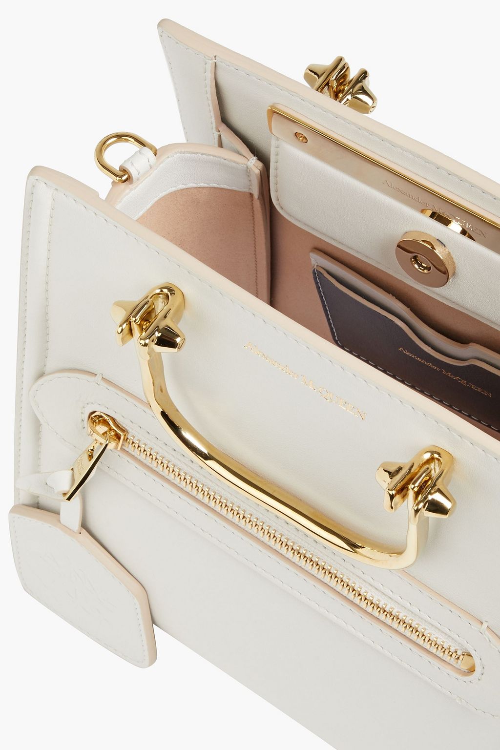 MCQUEEN The Short Story leather shoulder bag