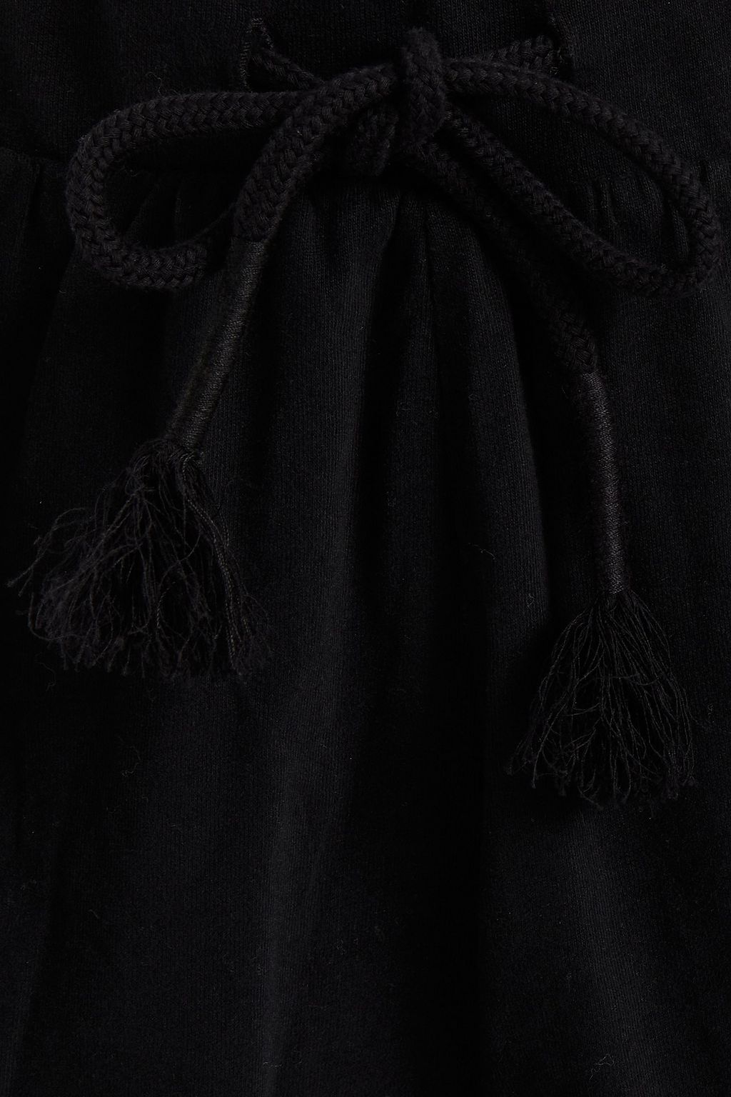 NATURAL SKIN Tassel-trimmed organic cotton-jersey pajama shorts