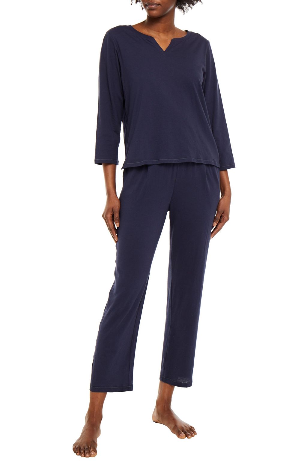 NATURAL SKIN Organic cotton-jersey pajama top