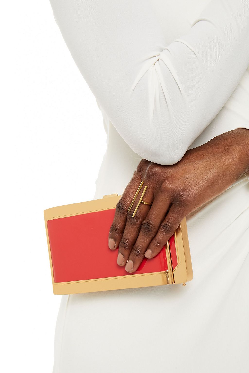 ZIMMERMANN Gold-tone enamel cigarette case