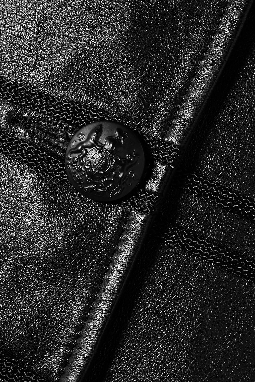 NILI LOTAN Jules embroidered leather jacket