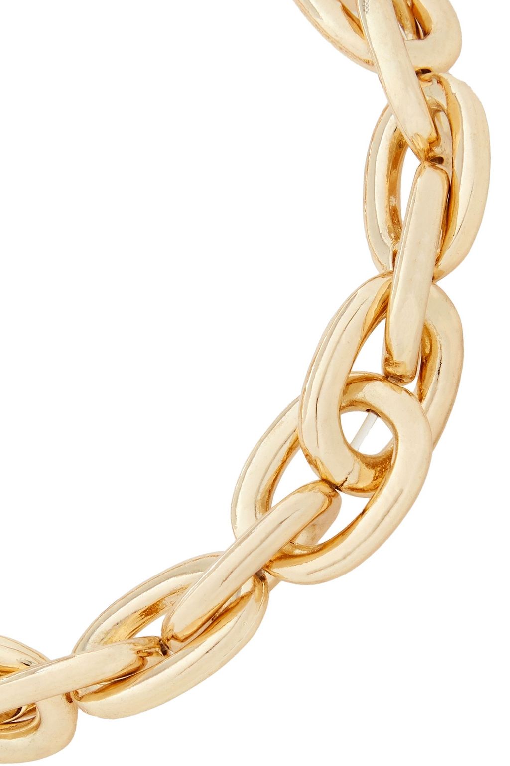 SHASHI Chain of Command 18-karat gold-plated bracelet