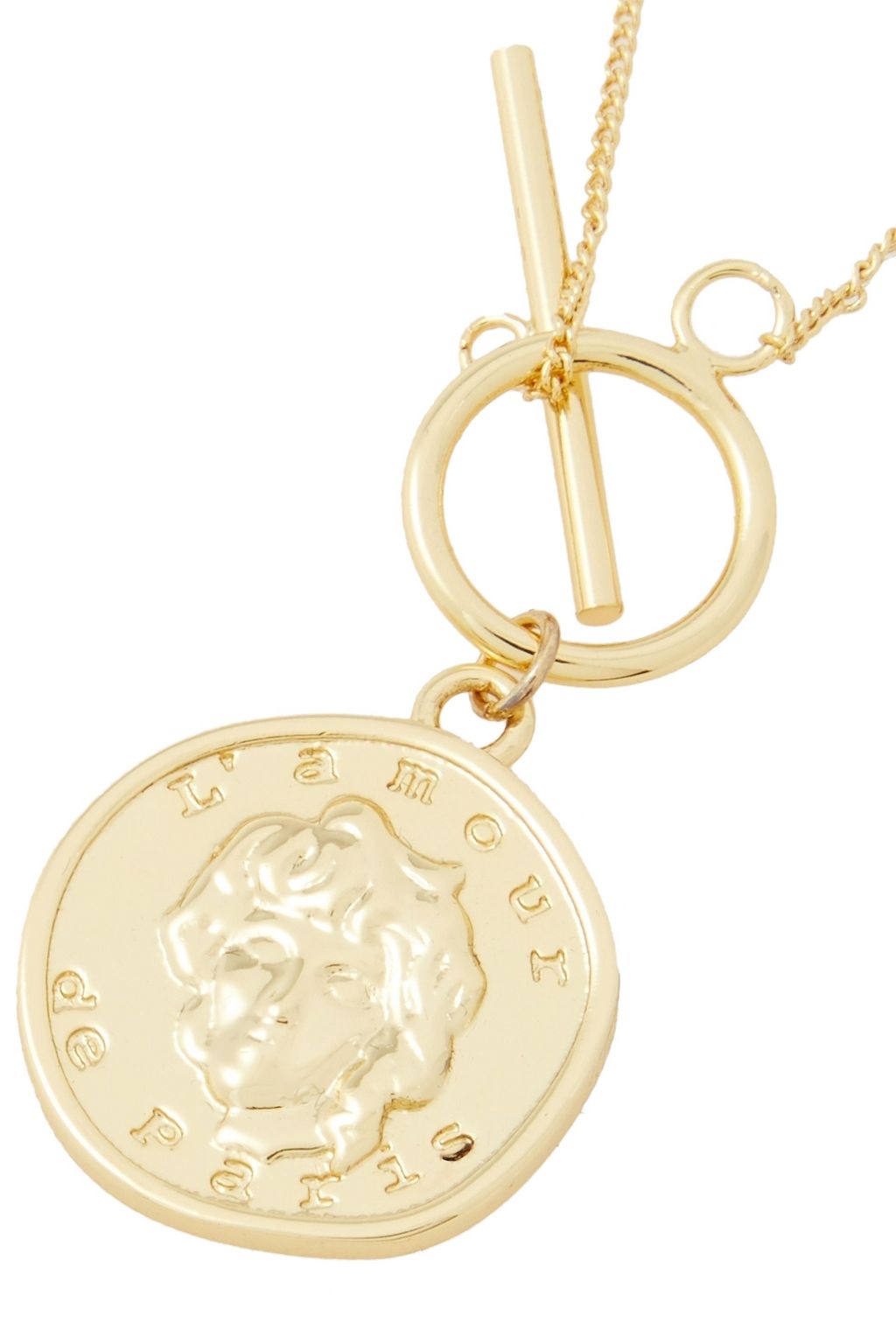 SHASHI 18-karat gold-plated necklace