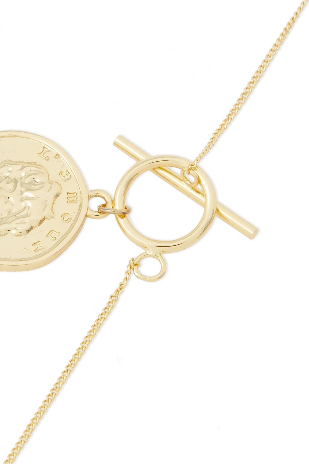 SHASHI 18-karat gold-plated necklace