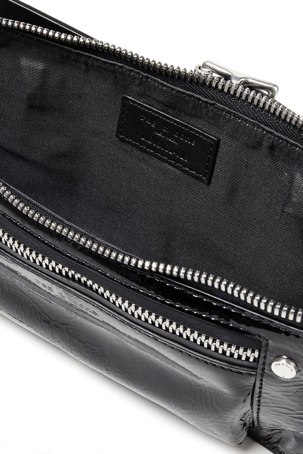 RAG & BONE Patent-leather belt bag