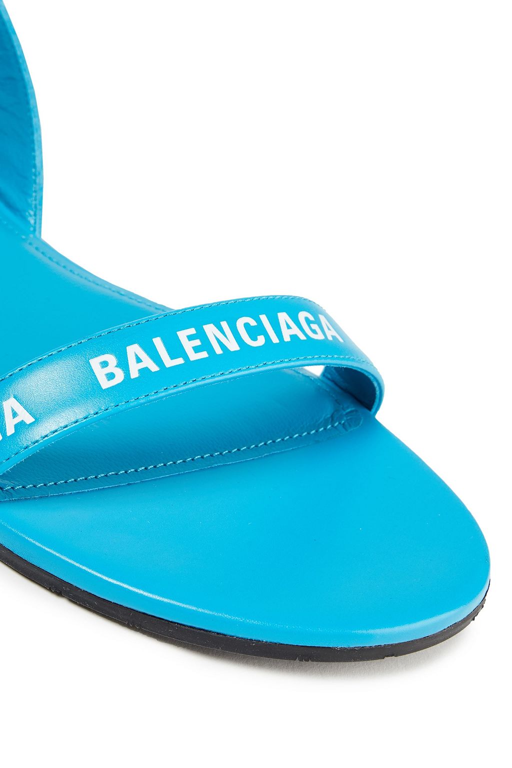 BALENCIAGA Logo-print leather sandals