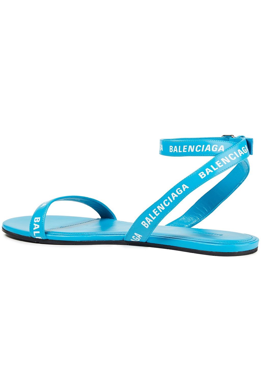 BALENCIAGA Logo-print leather sandals