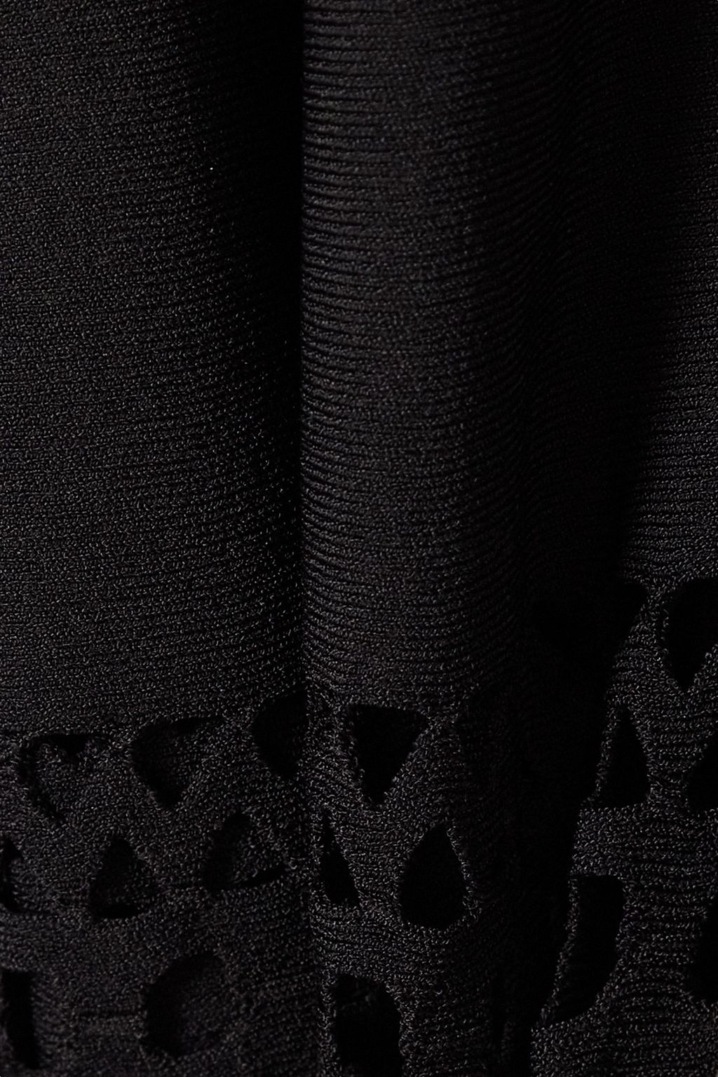 ALAÏA ストレッチニット ミニワンピース レーザーカット