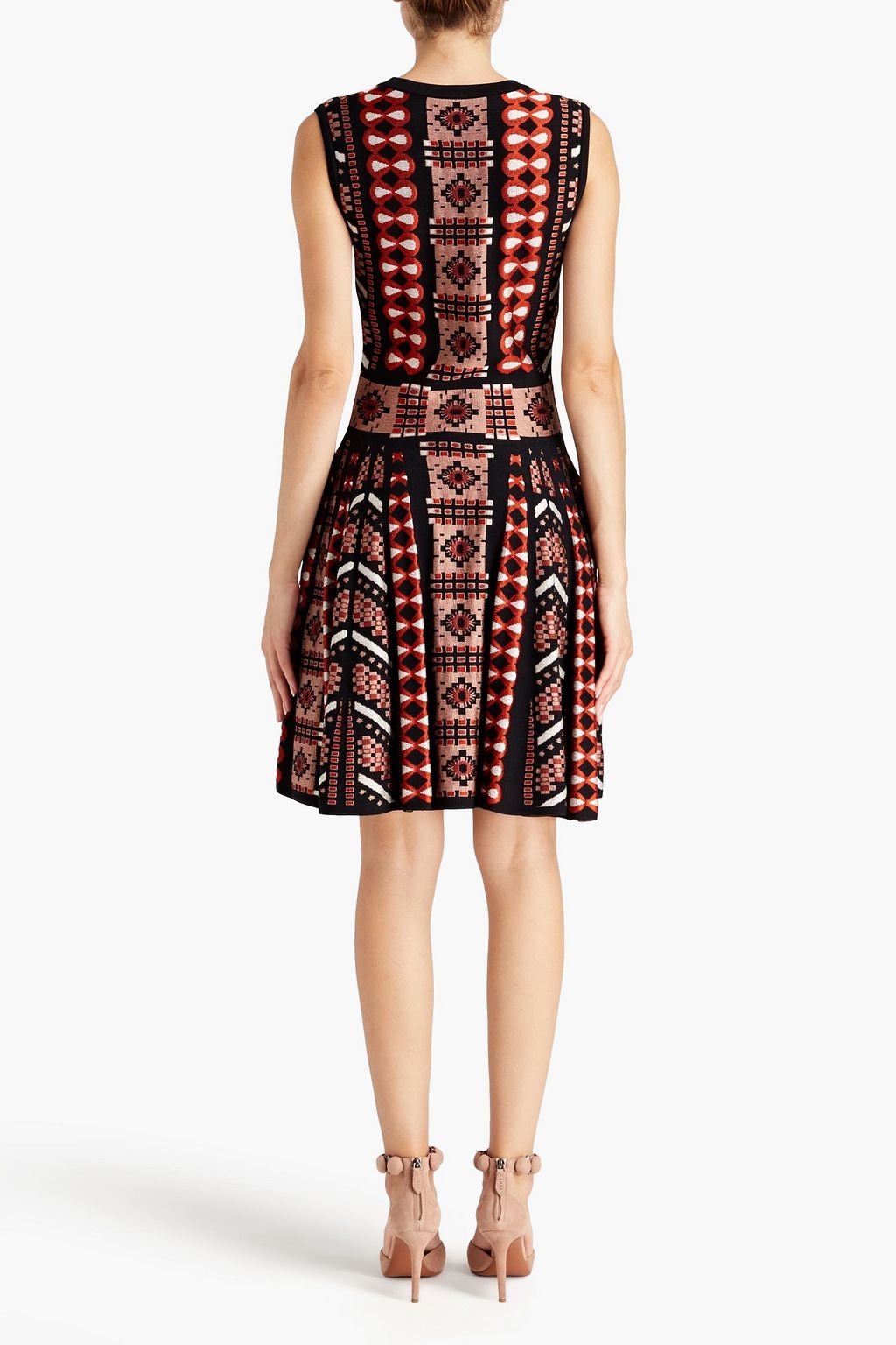 ALAÏA Jacquard-knit mini dress