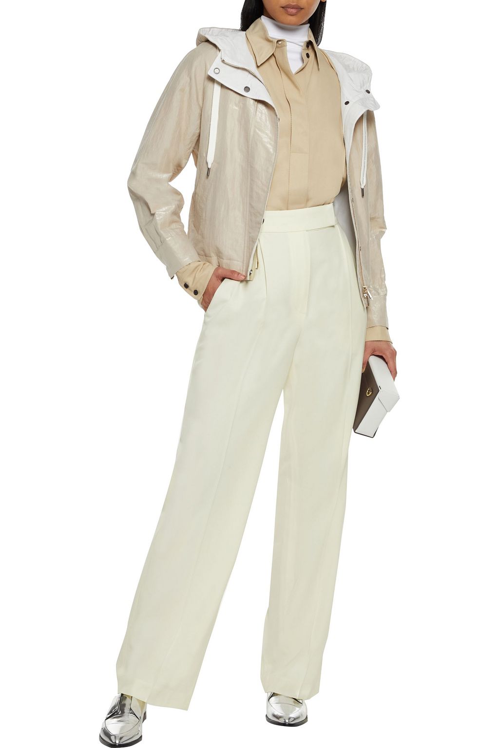 BRUNELLO CUCINELLI Twill straight-leg pants