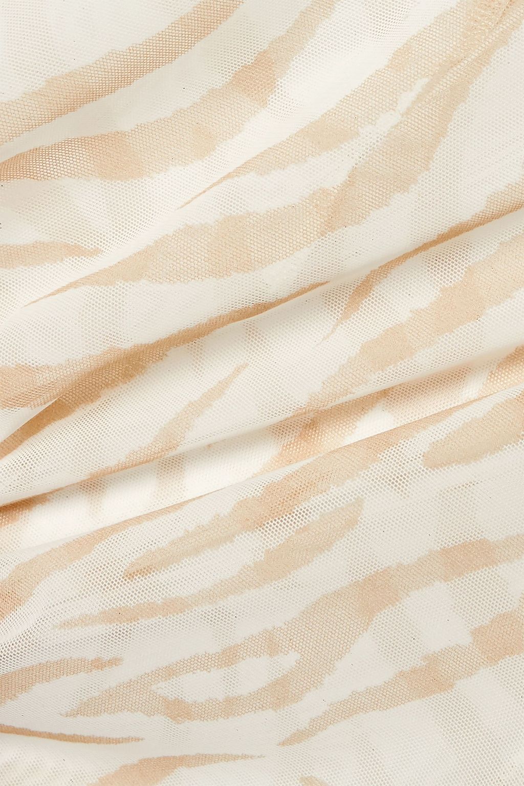 LAPOINTE Zebra-print stretch-mesh top
