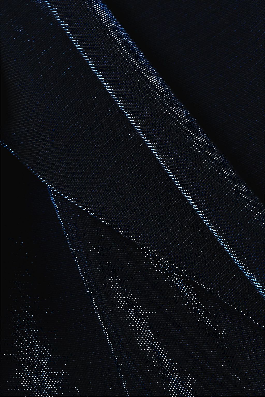 LAPOINTE Metallic piqué top