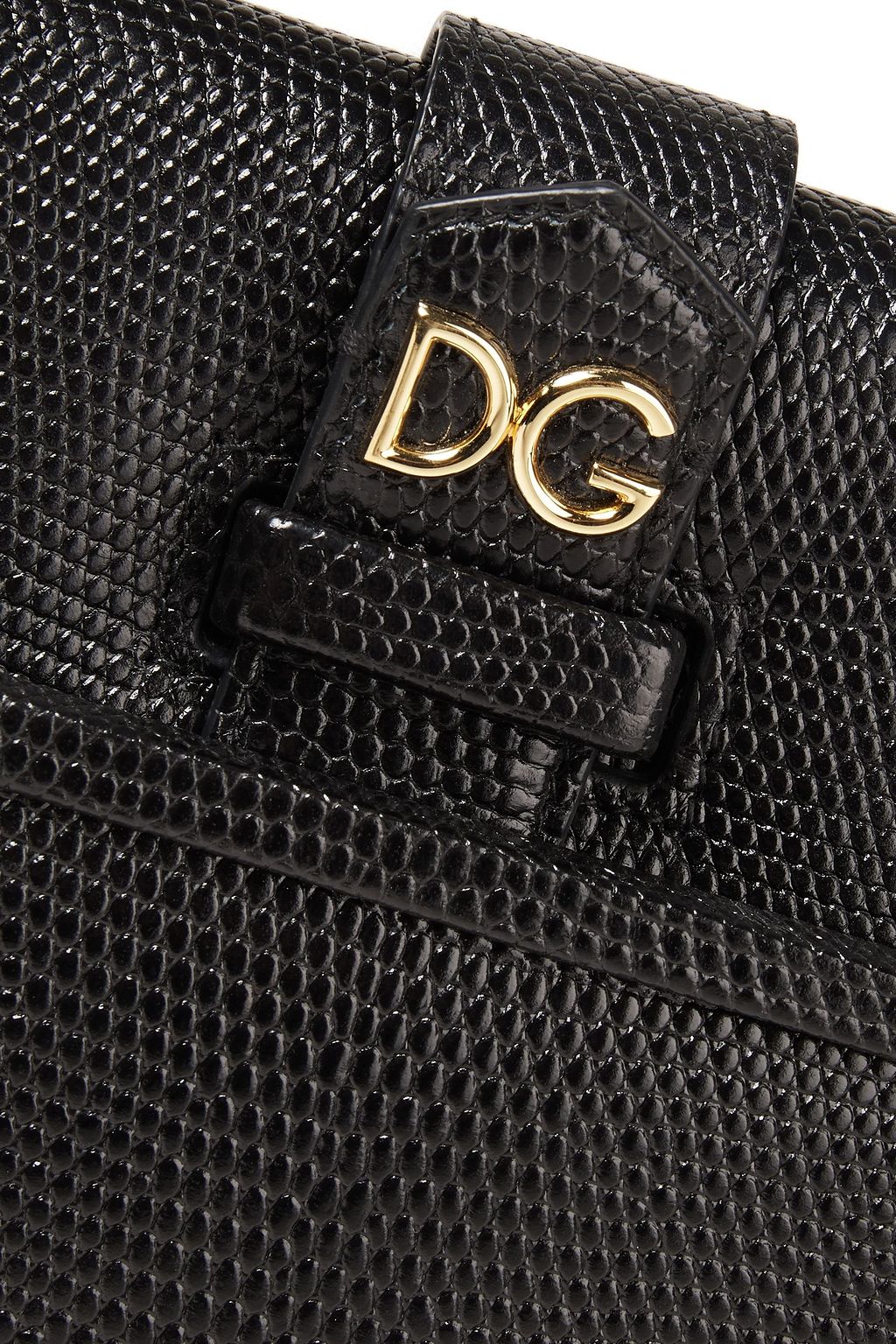 DOLCE&GABBANA Ingrid lizard-effect leather tote