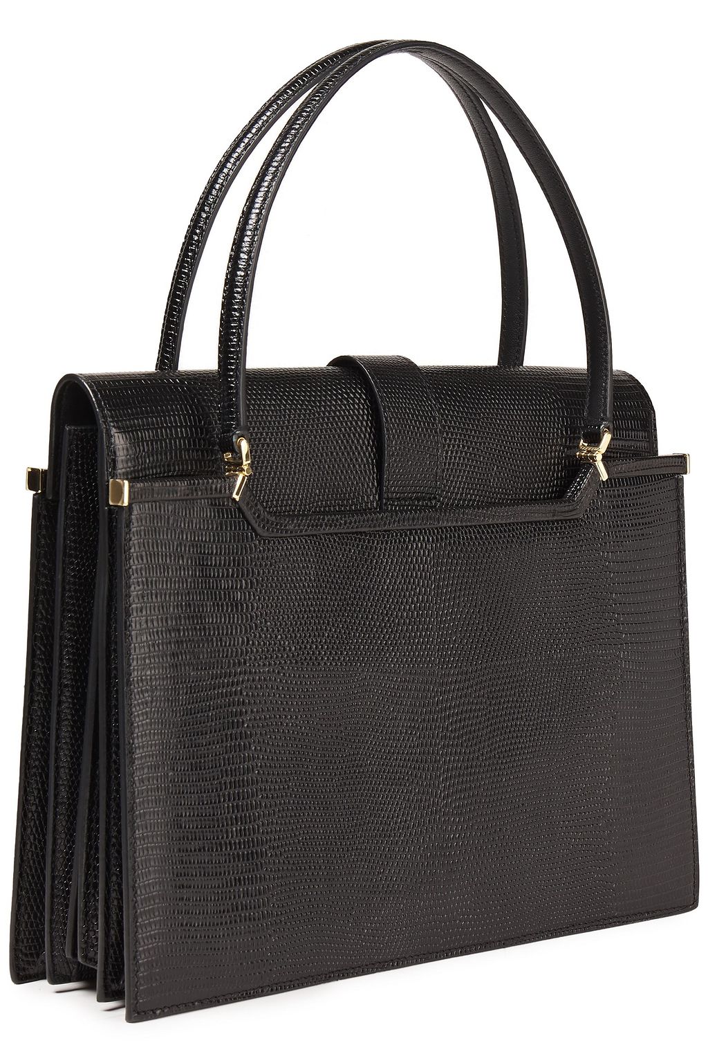 DOLCE&GABBANA Ingrid lizard-effect leather tote