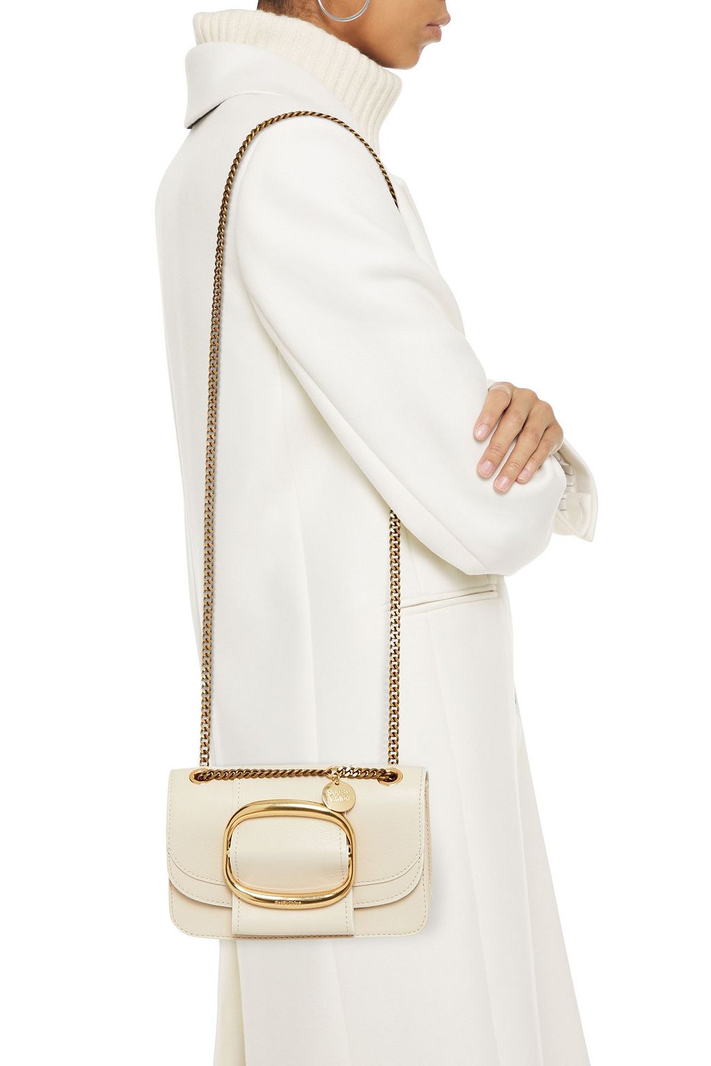 SEE BY CHLOÉ Hopper textured-leather shoulder bag
