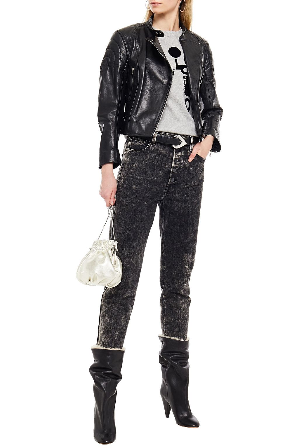 ISABEL MARANT Bale quilted leather jacket