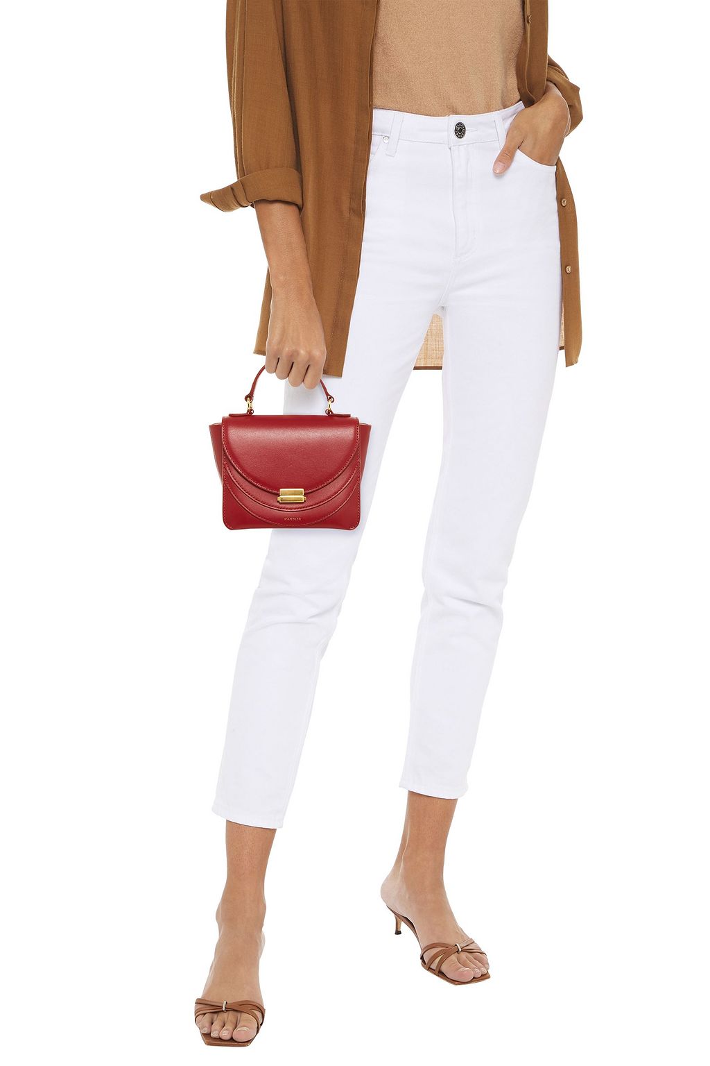 WANDLER Luna mini  leather shoulder bag