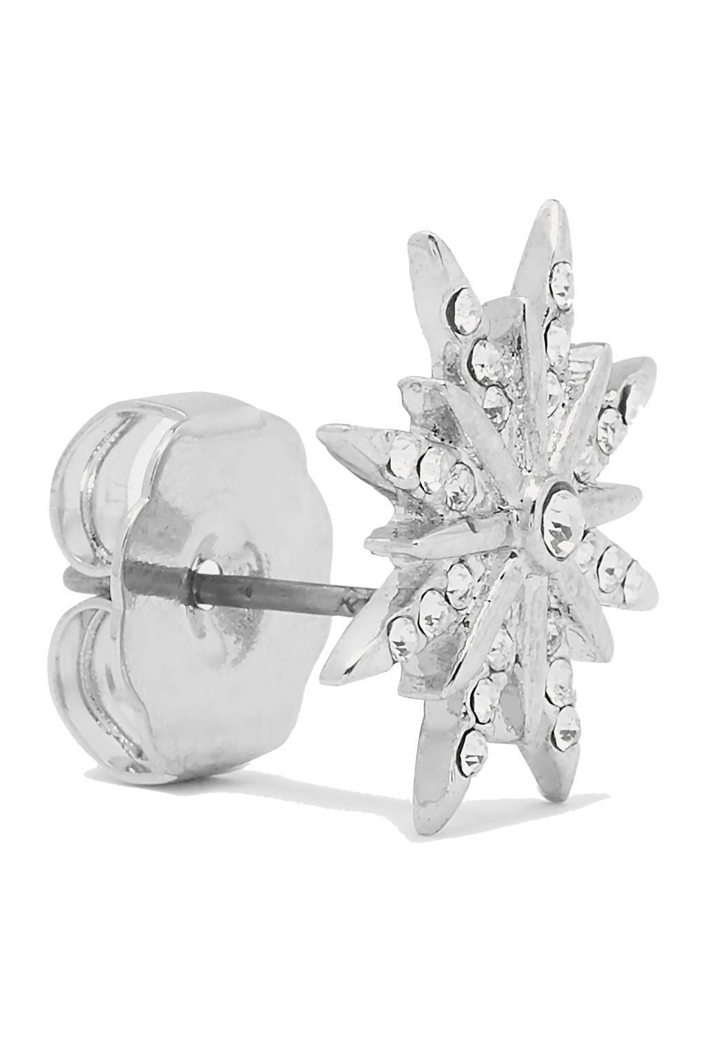 CZ BY KENNETH JAY LANE Silver-tone crystal earrings