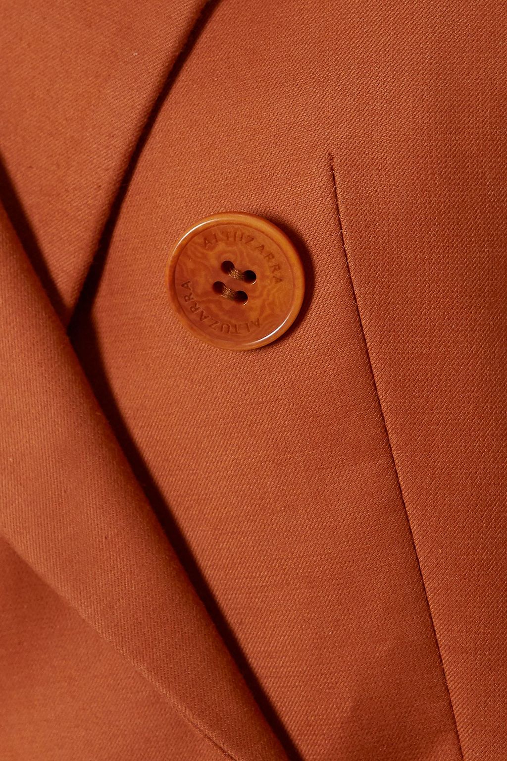 ALTUZARRA Olivisi belted double-breasted cotton-blend blazer
