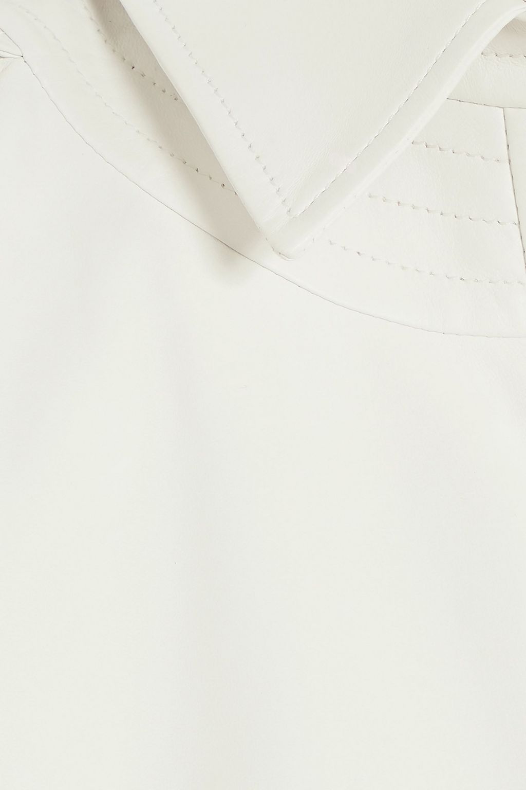 GABRIELA HEARST Ares leather midi shirt dress
