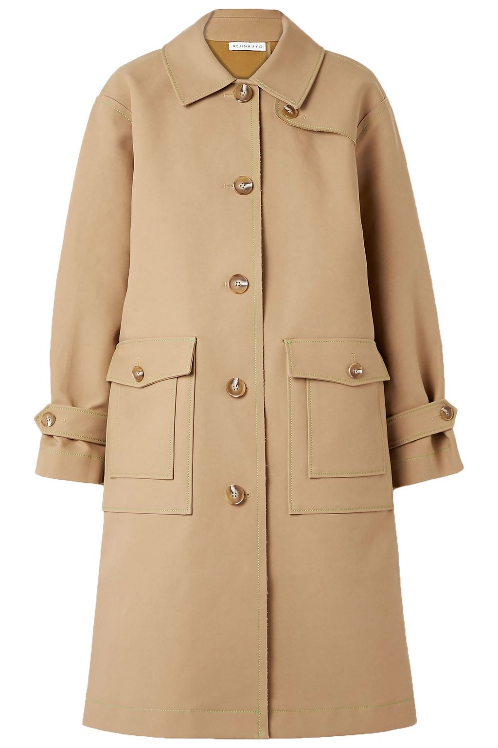 Joanna cotton gabardine trench coat