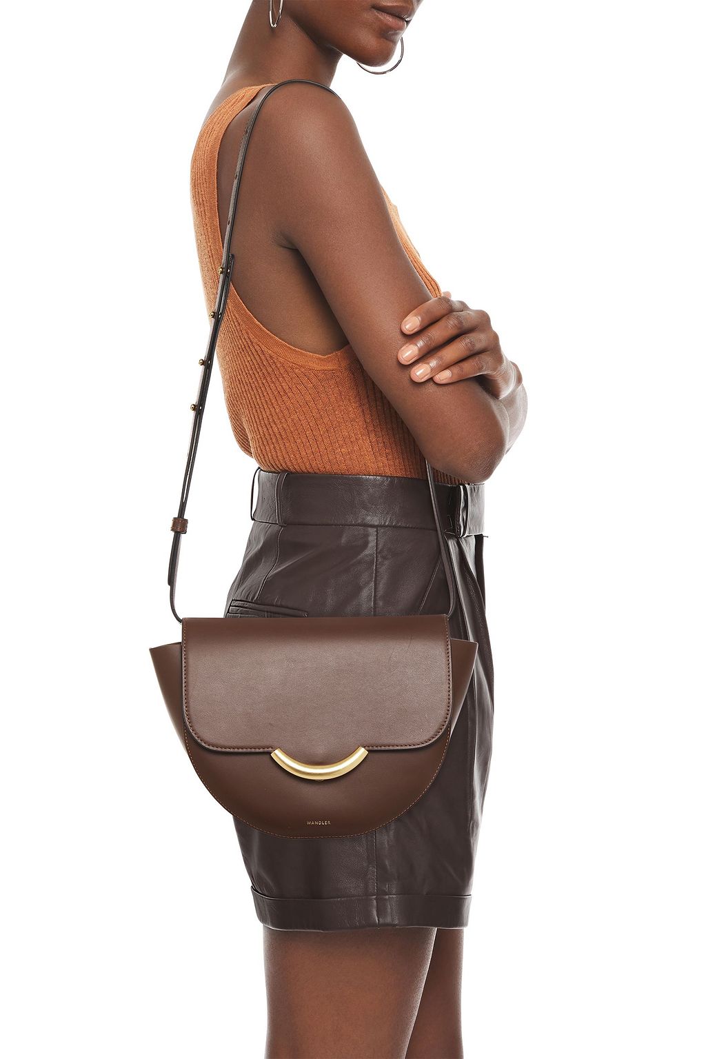 WANDLER Billy embellished leather shoulder bag