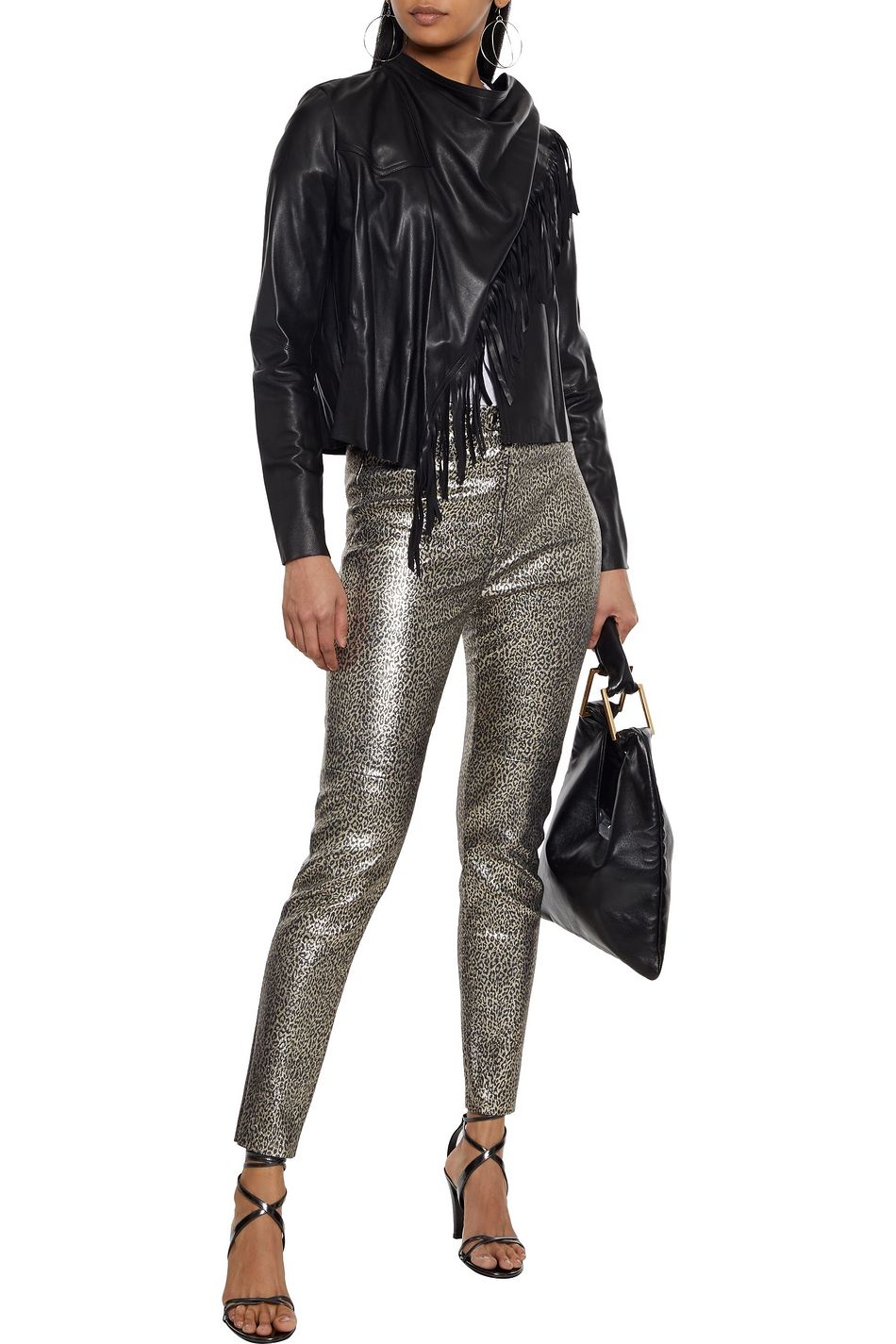isabel marant silver pants