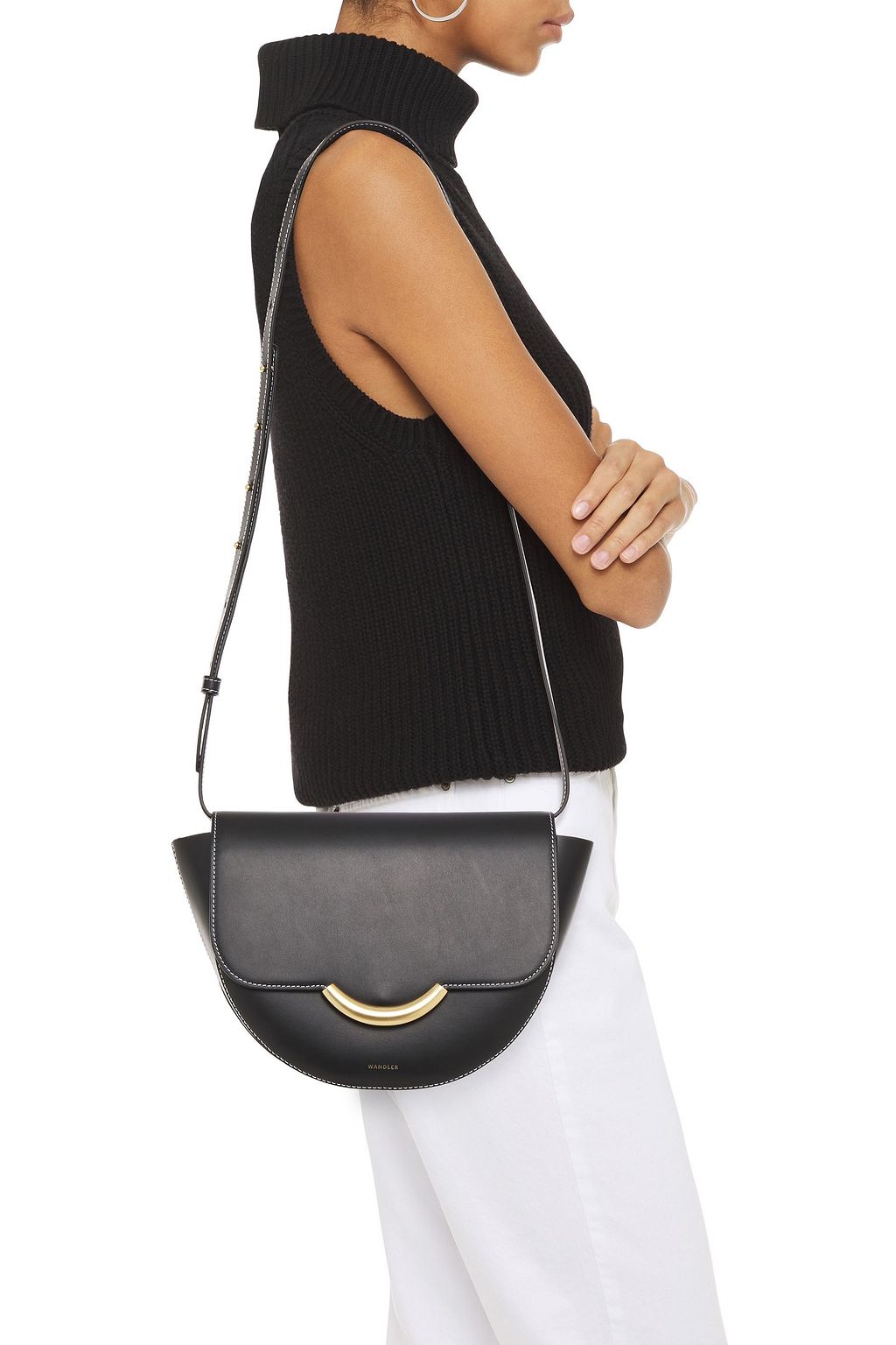 WANDLER Billy embellished leather shoulder bag