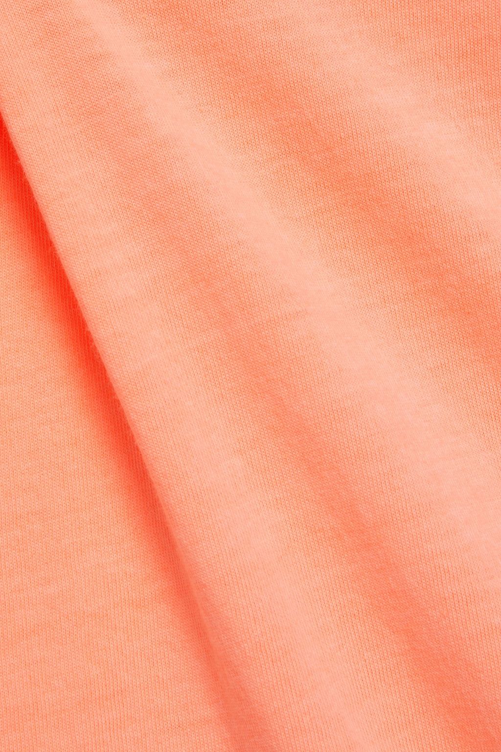 CLU Pleated slub cotton-jersey T-shirt