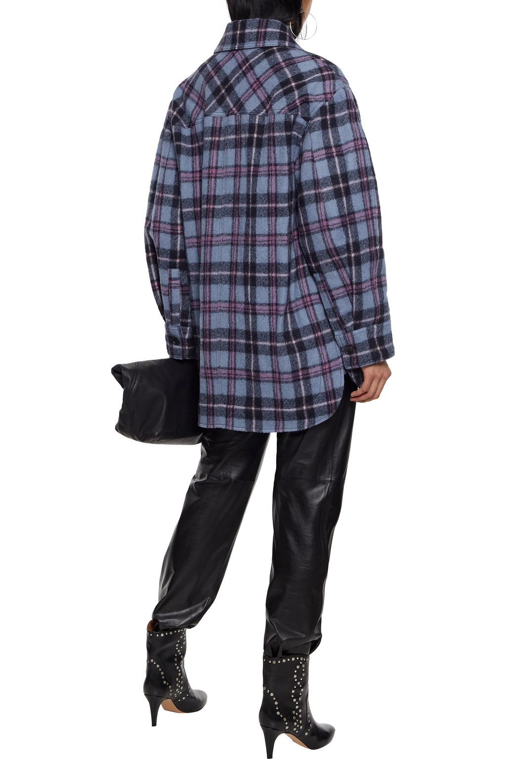 ISABEL MARANT Harvey checked brushed-wool jacket
