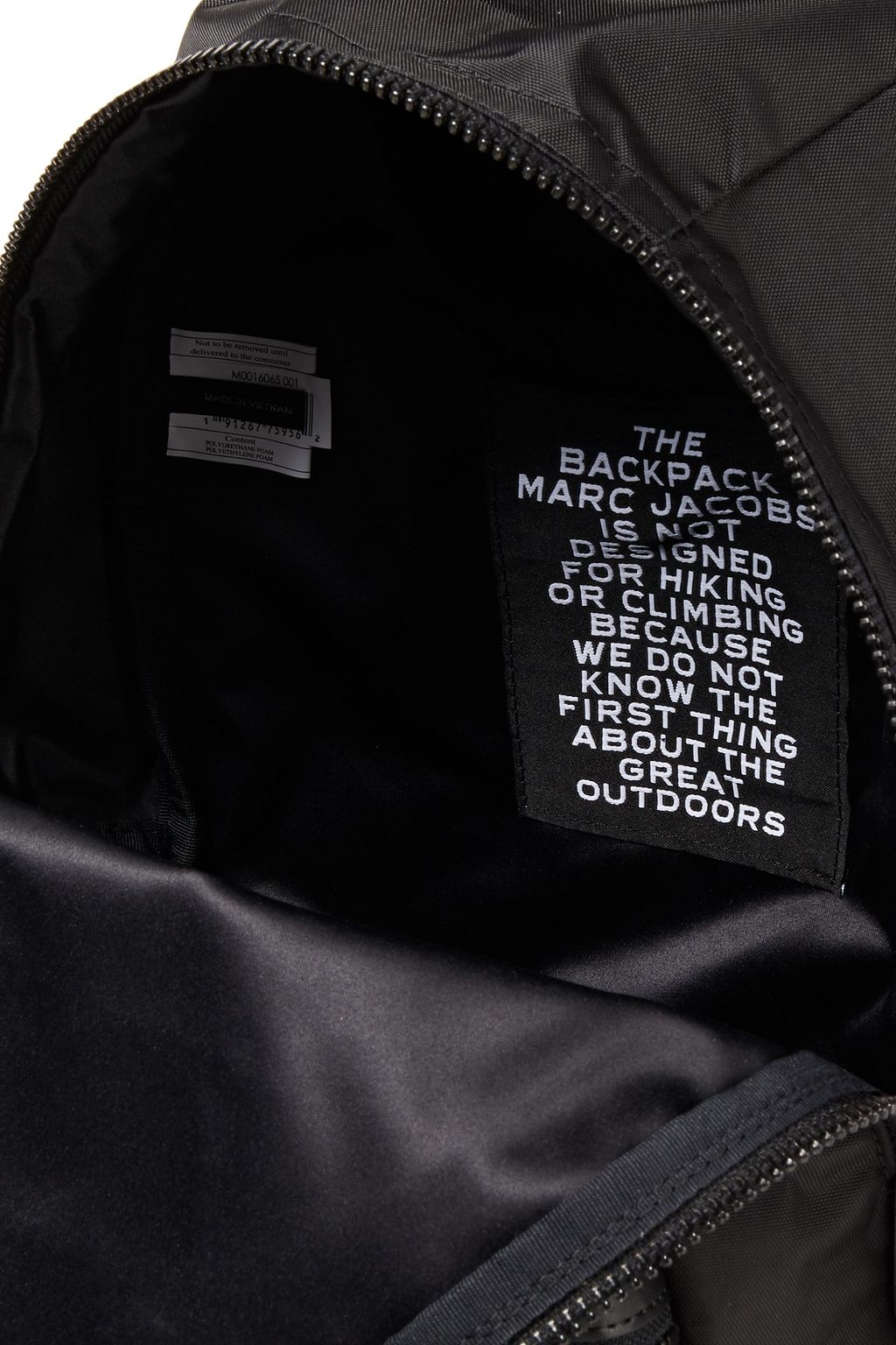 MARC JACOBS Logo-appliquéd shell backpack
