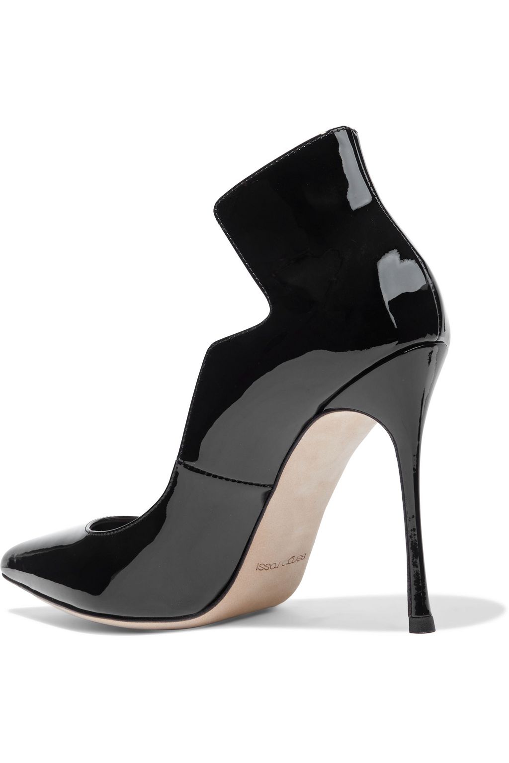 SERGIO ROSSI Godiva Wave 105 patent-leather pumps