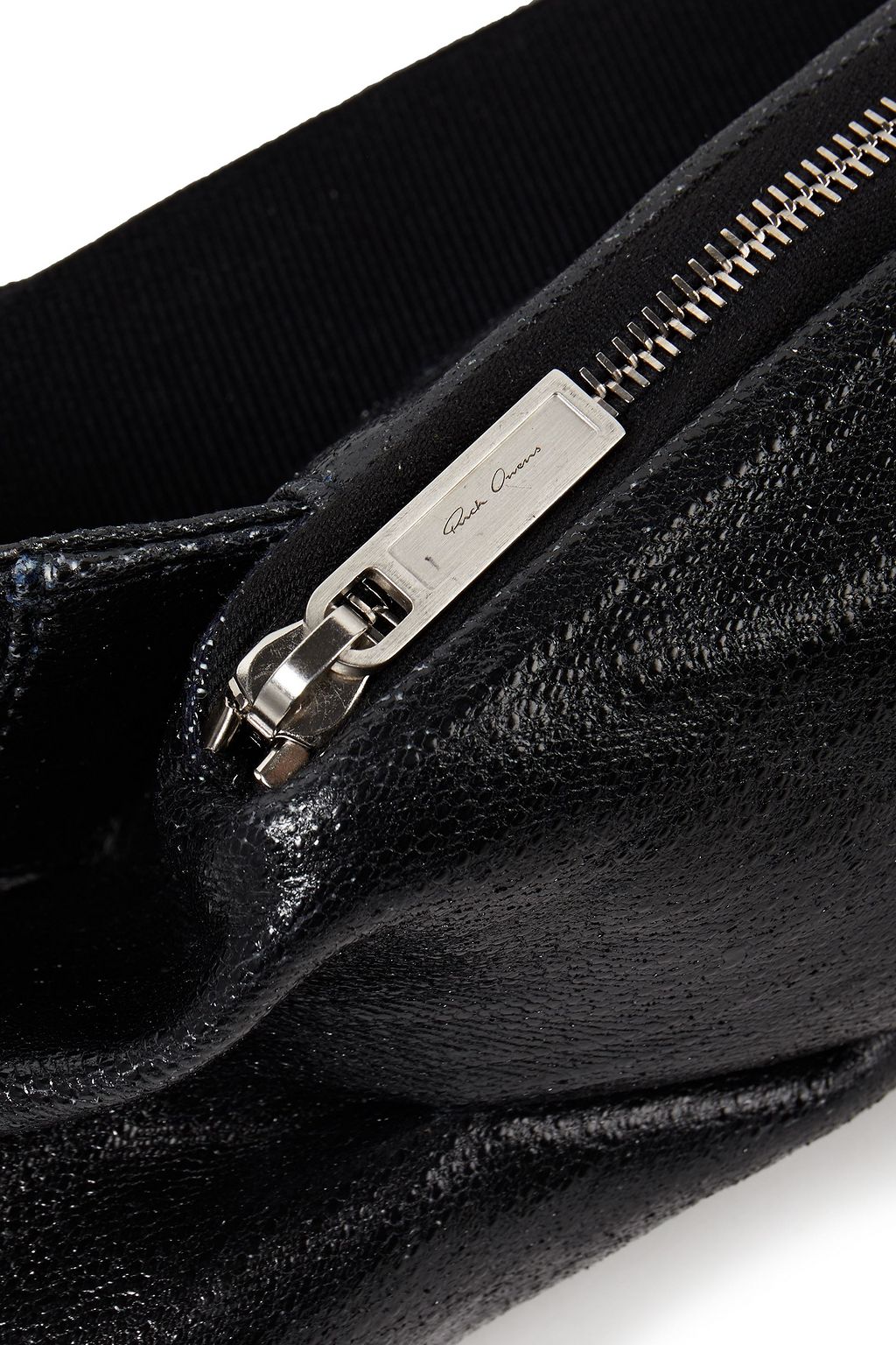 RICK OWENS Coated denim belt bag