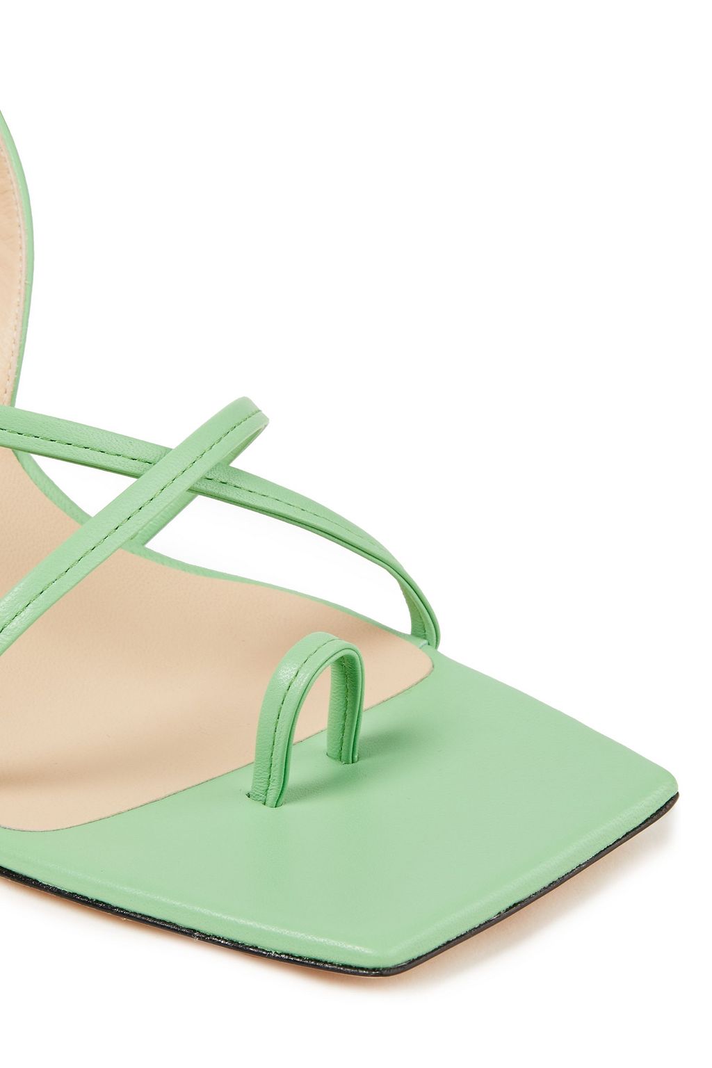 WANDLER Elza leather slingback sandals