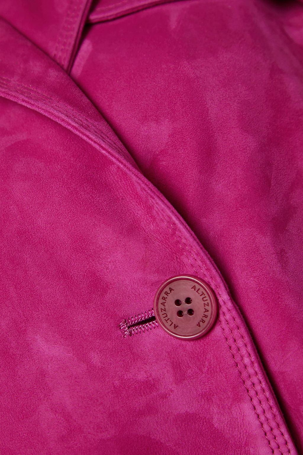 ALTUZARRA Bidwell belted suede trench coat