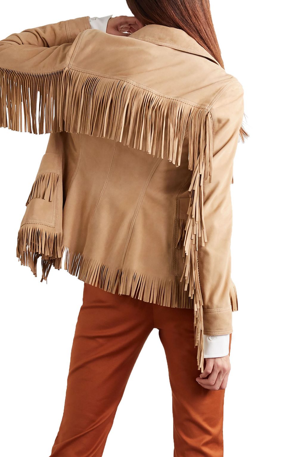 ALTUZARRA Cumberland fringed suede jacket