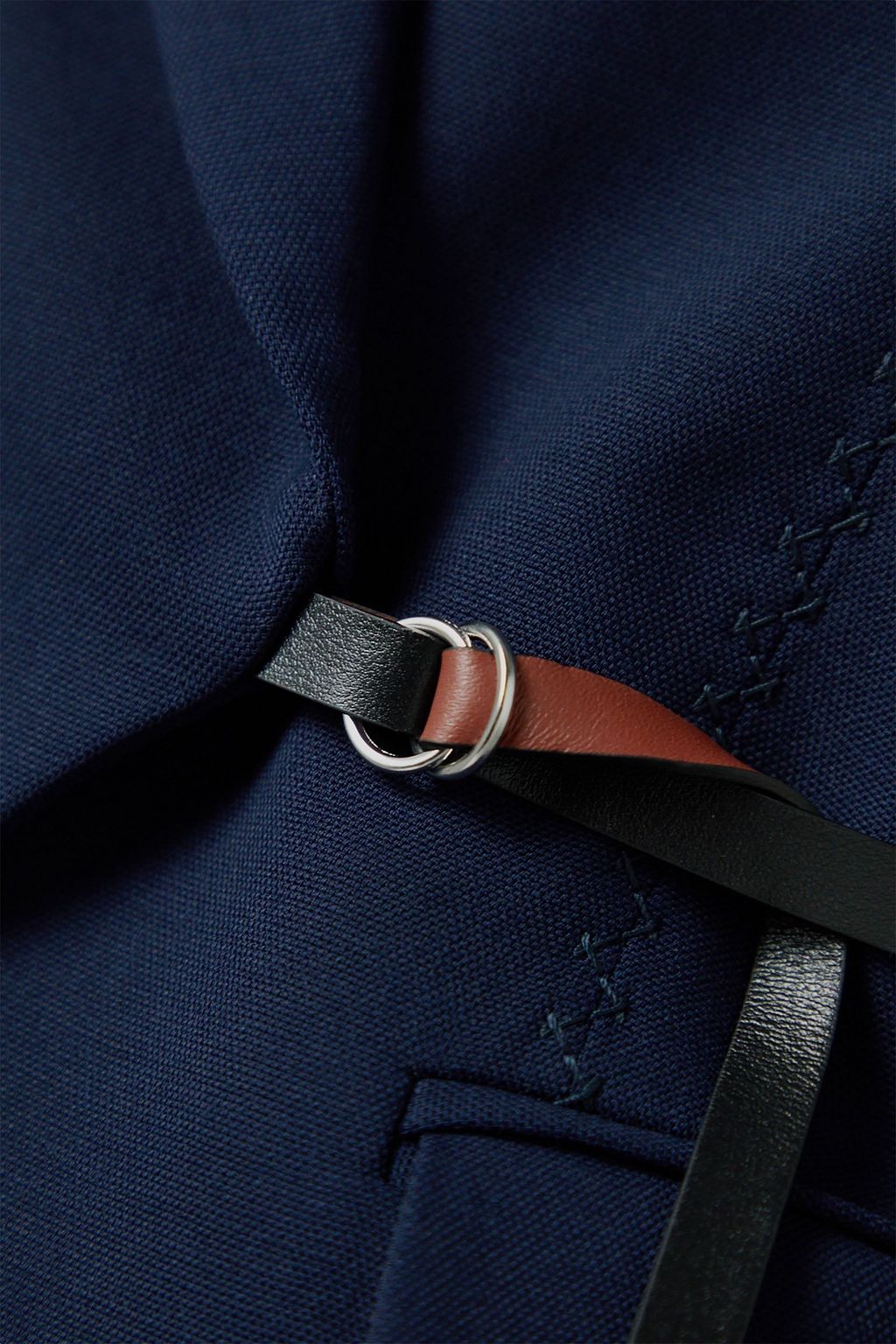 ALTUZARRA Irving belted wool-blend blazer