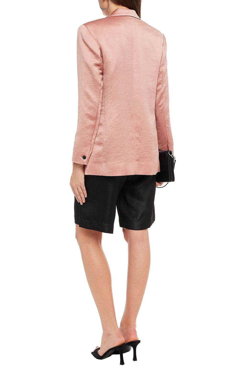 BA&SH Hammered-satin blazer