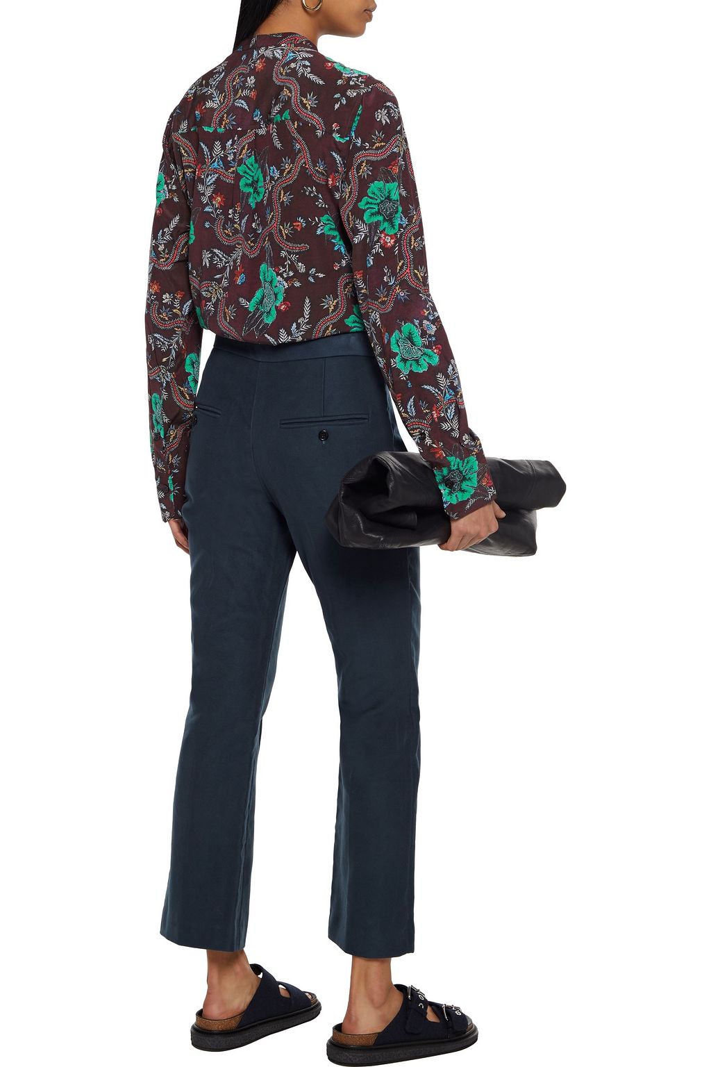 ISABEL MARANT Phenix moleskin straight-leg pants
