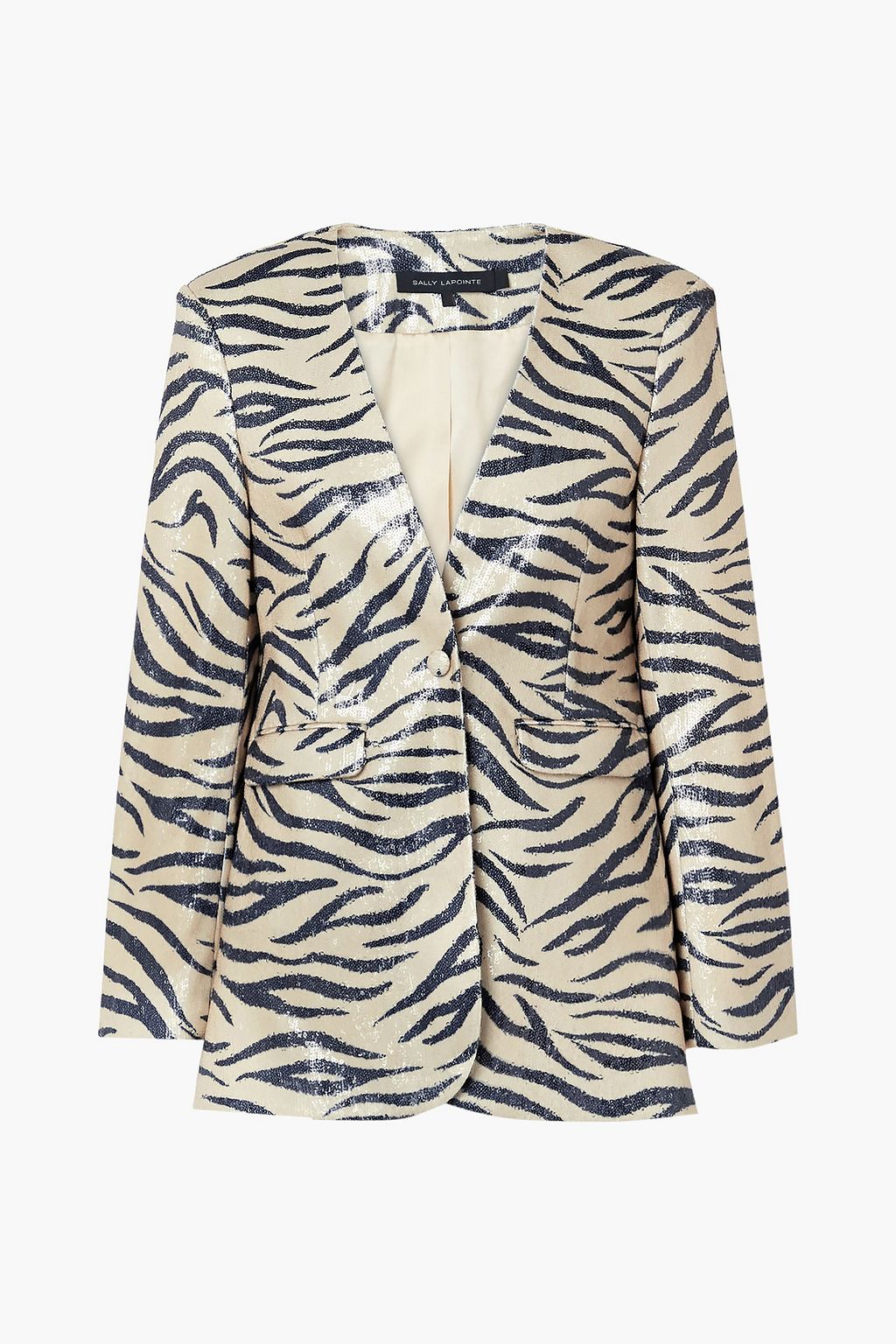 river island zebra blazer